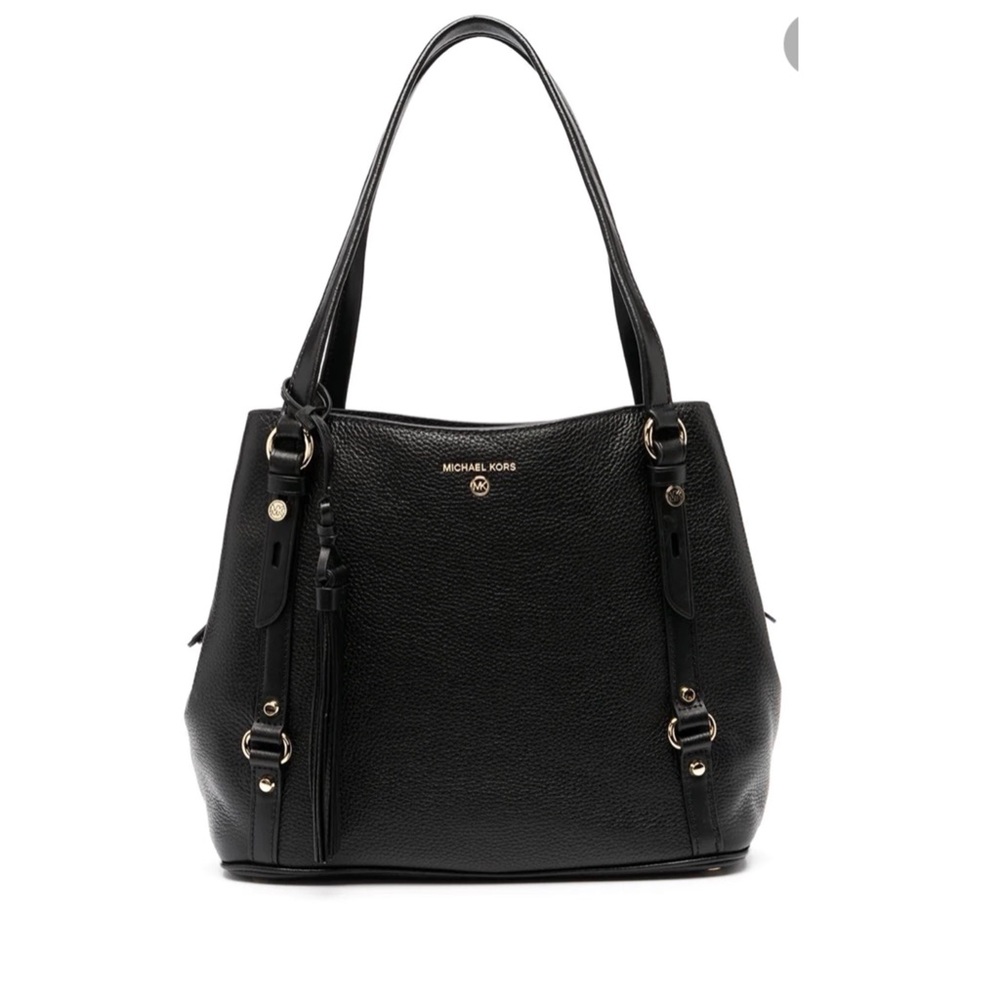 Michael Kors-Carrie Large Leather Shoulder Tote